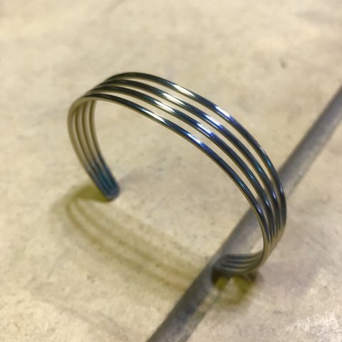 【4連】stainless_bangle