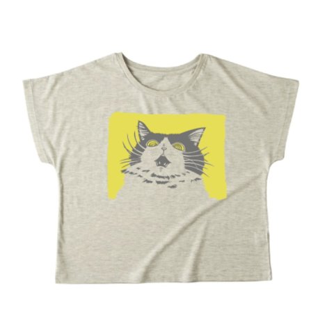 !!!CAT ドルマンTシャツ（チャコール）