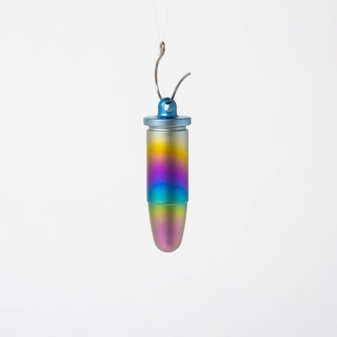 Bullet Charm / rainbow ｜チタン｜アクセサリー｜チャーム｜titanode