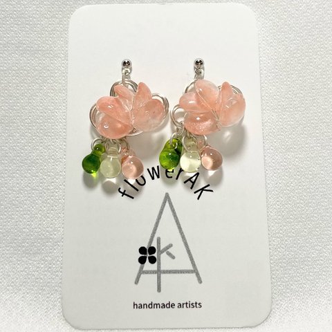 ピアス　Lotus〜蓮の花