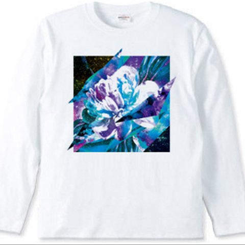 グラフィックアート長袖Tシャツ「Bloom」