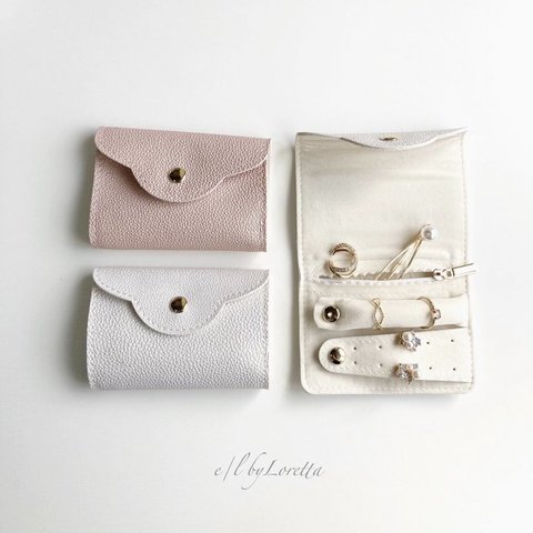 (全2色)Dsign mini jewelry pouch