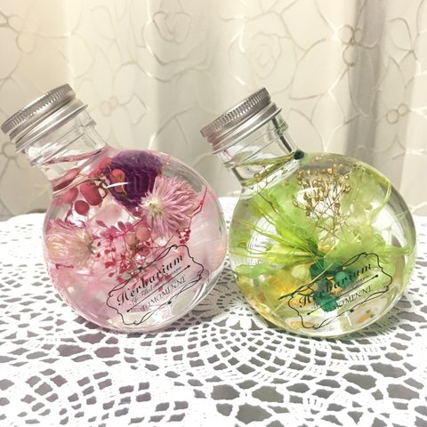 再販✨💖２本セットのハーバリウム🌸🌿