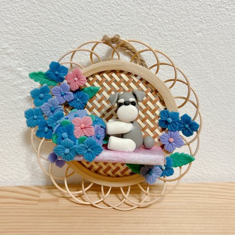 【既製品】季節のお花シリーズ❁︎紫陽花