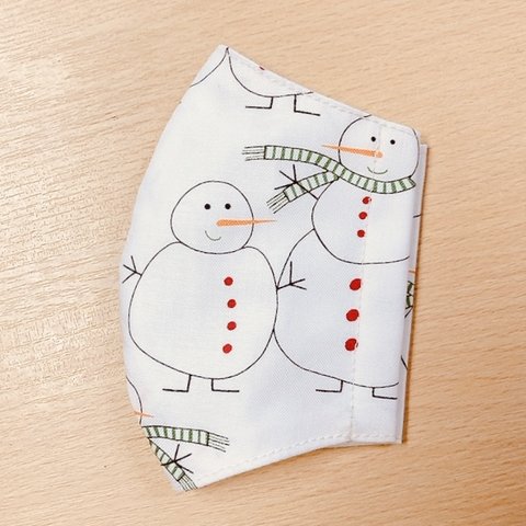 子供マスク＊雪だるま⛄️