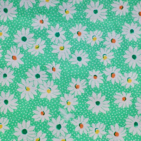 USAファブリック　Nana Mae VI Medium Daisies Green