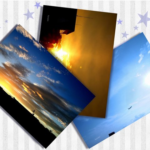 SKY POST CARD 3枚set ver.1   