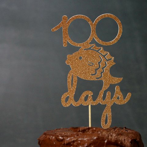 "100days" ケーキトッパー 2