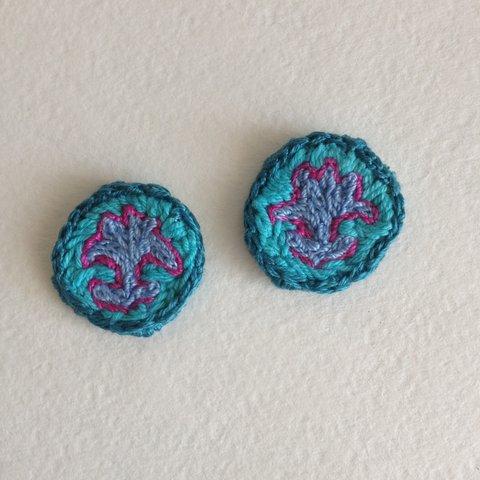 海辺　-刺繍のアクセサリー-