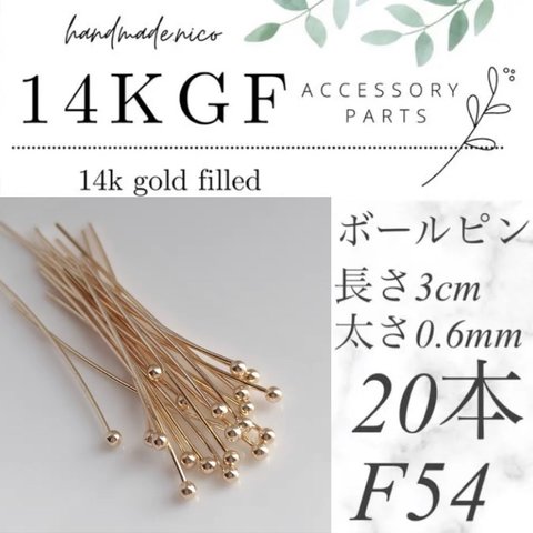 【F53】14kgf ボールピン　20本