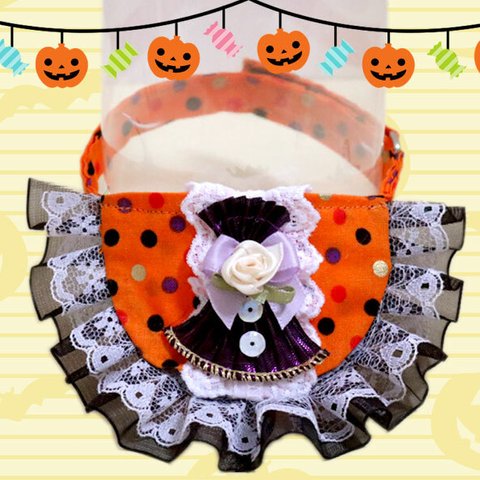 ハッピーハロウィン♪猫用オシャレ首輪