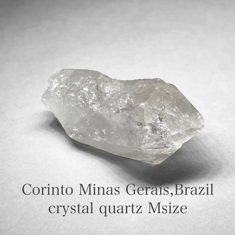 Corinto Minas Gerais crystal : interference・stration /ミナスジェライス州コリント産水晶M - 5：インターフェレンス・ストレーション