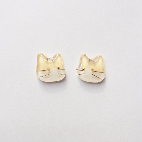 猫(ピアス、イヤリング)