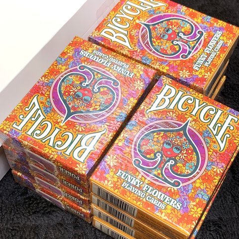 【12個(One dozen)】Bicycle Funky Flowers Playing Cards