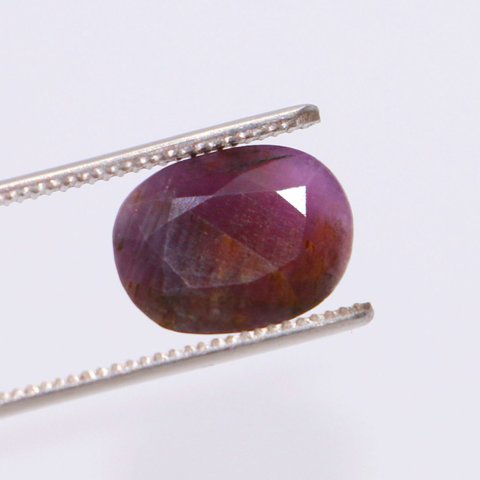 天然石＊ルビー　オーバル　ルース　6.6 ct 