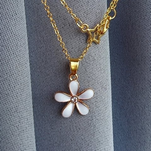 【Cute】Necklace:)13【Flower♡stone】