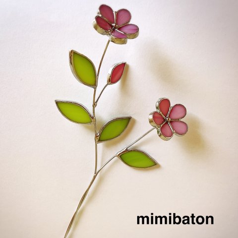 【季節限定】mimibaton🌸ステンドグラス・桜🌸