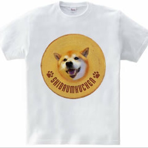 ダジャレ柴犬Tシャツ「シバウムクーヘン」