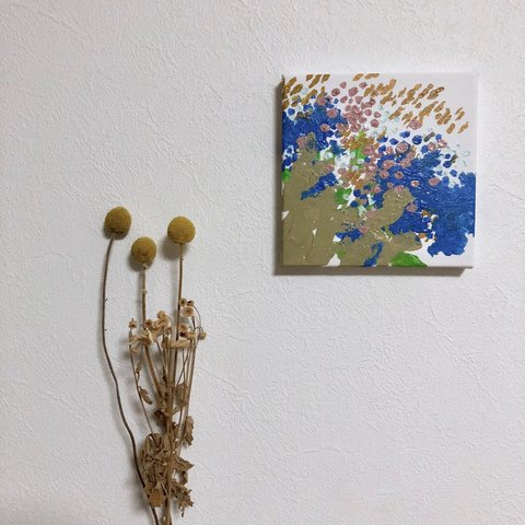 お花の正方形キャンバスアート③