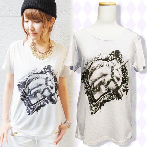 【再入荷】monochrome night Tee（auroragray）