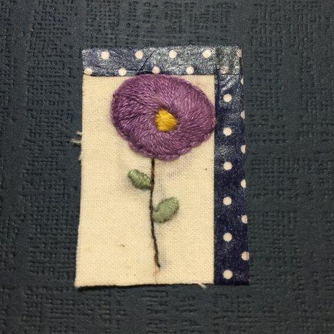 手刺繍ぷっくりシール〜はんなりお花〜