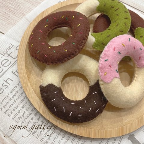 【フェルトままごと🍩】フェルト玩具  玩具 赤ちゃんおもちゃ