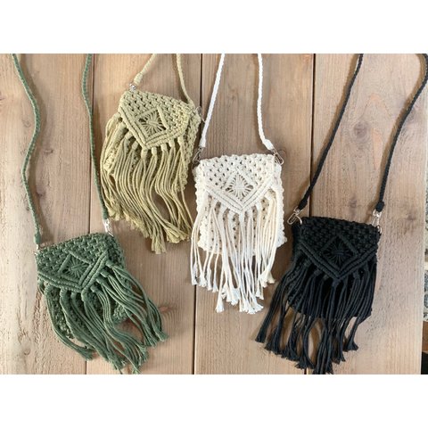 Macrame bag𓂃 𓈒𓏸