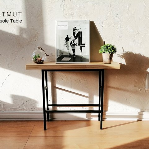【Iron Console Table bench パイン】