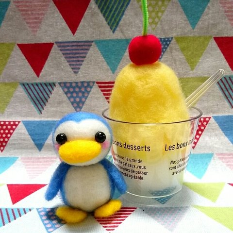 ペンギン♡ペンタくんと氷レモン♡