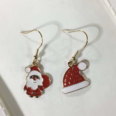 〈再販3〉🎄クリスマス🎁Xmasシンプルアシンメトリー ピアス