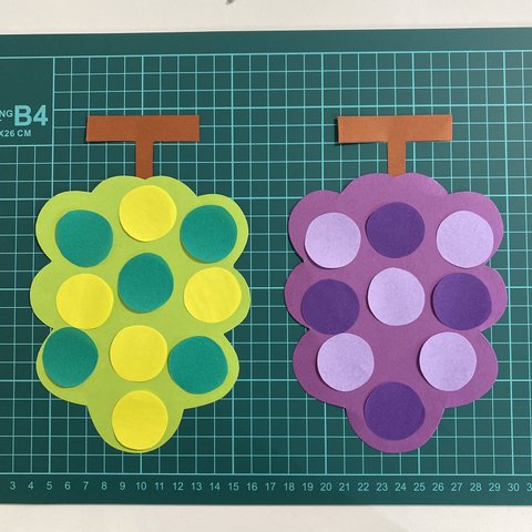 元保育士が作る秋の壁面製作キット ぶどう　幼稚園　保育園