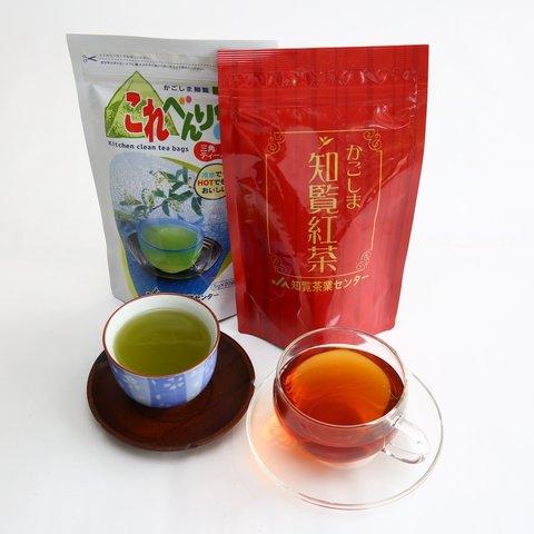 【送料無料】これべんり茶（抹茶入煎茶)知覧紅茶セット　商品はこちらで購入できます↓　https://kagotokunet.shop-pro.jp/?pid=151287446