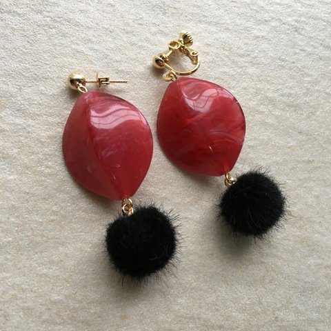 ⭐ berry   ～piece/earrings～