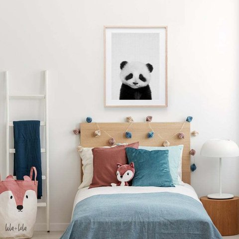 A4 アートポスター 「パンダの赤ちゃん」　おしゃれ インテリア 雑貨 アニマル 北欧