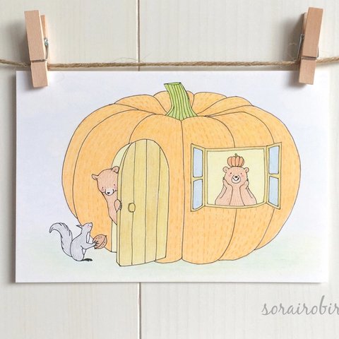 かぼちゃの家＊イラスト