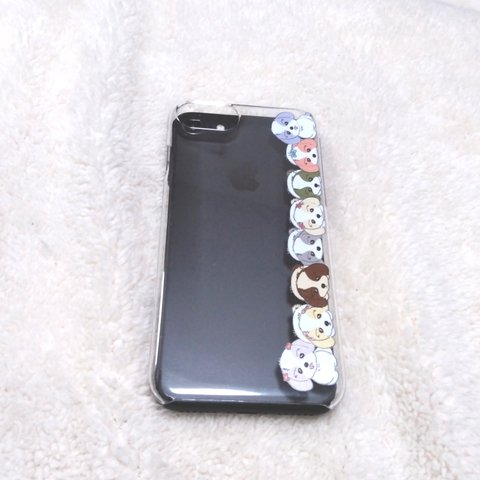 《初めて作成価格》もふるんず　集合　iPhoneケース　