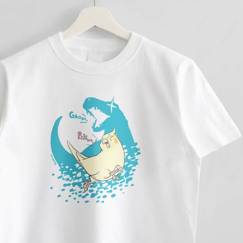 Tシャツ（鳥と恐竜 / オカメインコ）