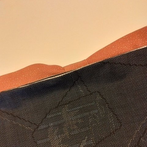 帯揚のような正絹仮紐｢165㎝」江戸小紋(た)　オリジナル品　ベルト 半巾帯の帯揚げ　ベルト