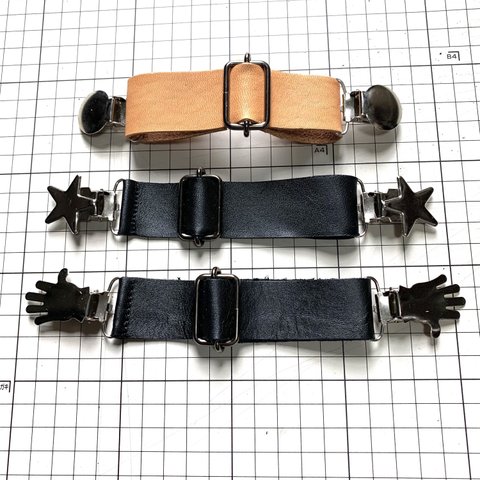 ［本革］サロペット肩紐ずり落ち防止ストラップ