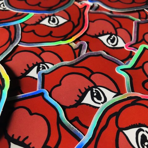 あなたの魅力をさらにアップしてくれるRose eyes sticker🌹