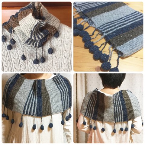 手編み🧶スヌード🧣