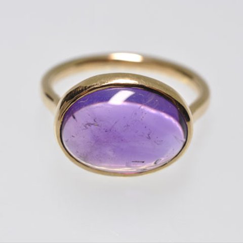 Amethyst　Bezel Setting　アメジストリング