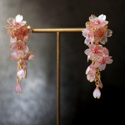 枝垂桜　ピアス／イヤリング