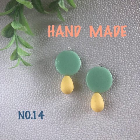 SALE🌼 NO.14🌼イエローの雫ピアス