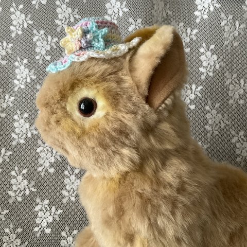 ウサギの帽子  春用