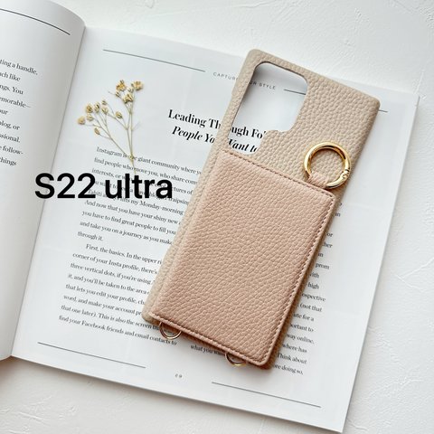 Galaxy S22 Ultra 5G SC-52C docomo SCG14  カード入れスマホケース