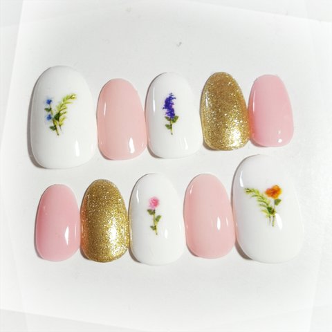 Botanical Nail Pink