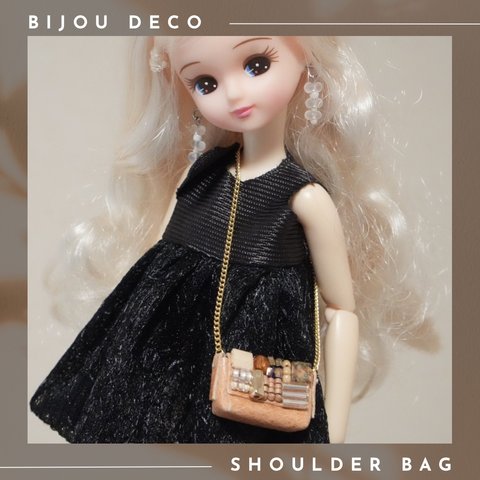 bijou deco shoulder bag (orange)