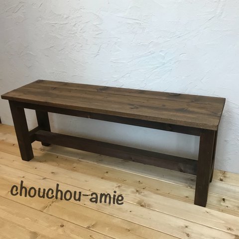 bench／low　shelf　： W96　DB ベンチ ローシェルフ　