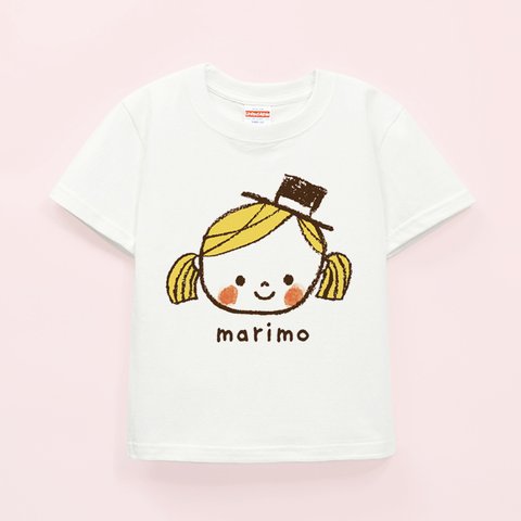 名前が入れられるＴシャツ（ツインテールの女の子）